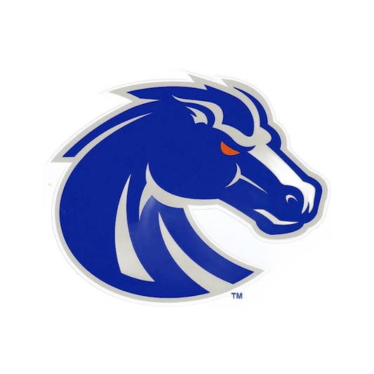 Boise State Broncos Logo Products 6x5 Bronco Decal (Blue)