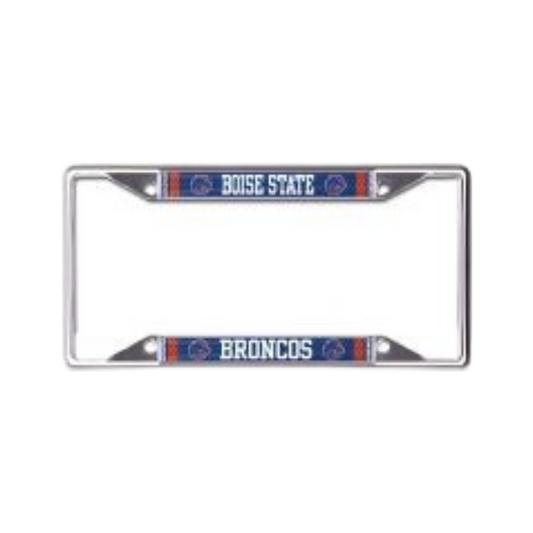Boise State Broncos Wincraft Jersey Metal License Plate Frame