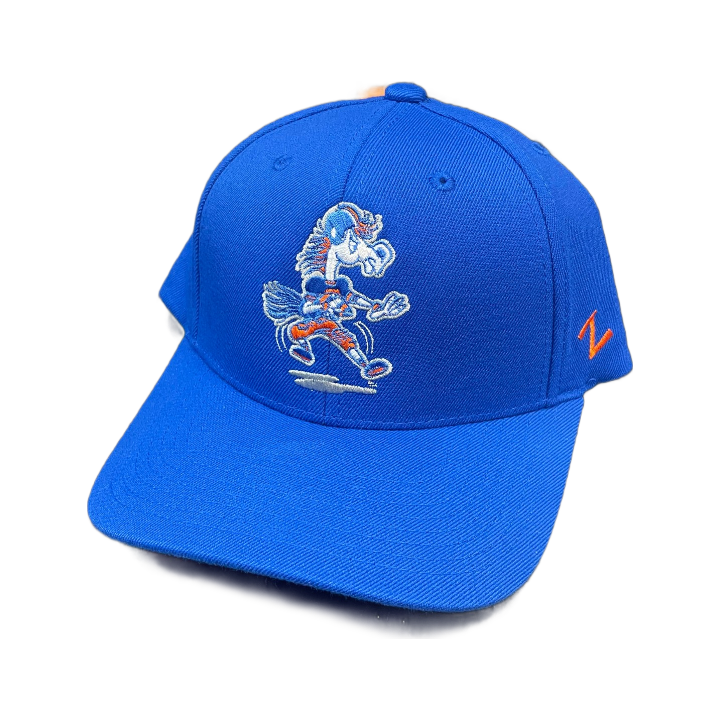 Boise State Broncos Zephyr Football Flex Fit Hat (Blue)