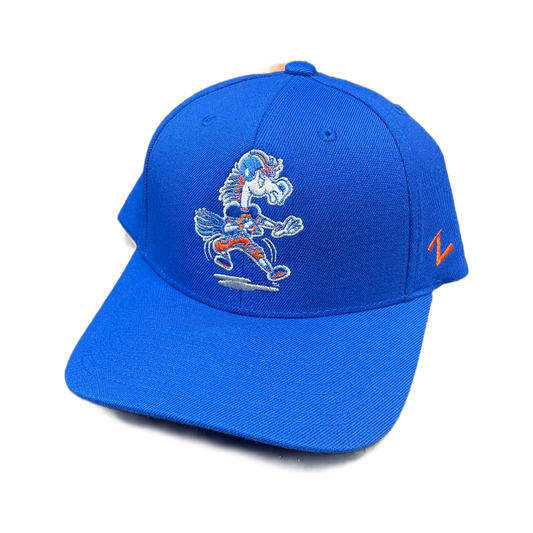 Boise State Broncos Zephyr Football Flex Fit Hat (Blue)