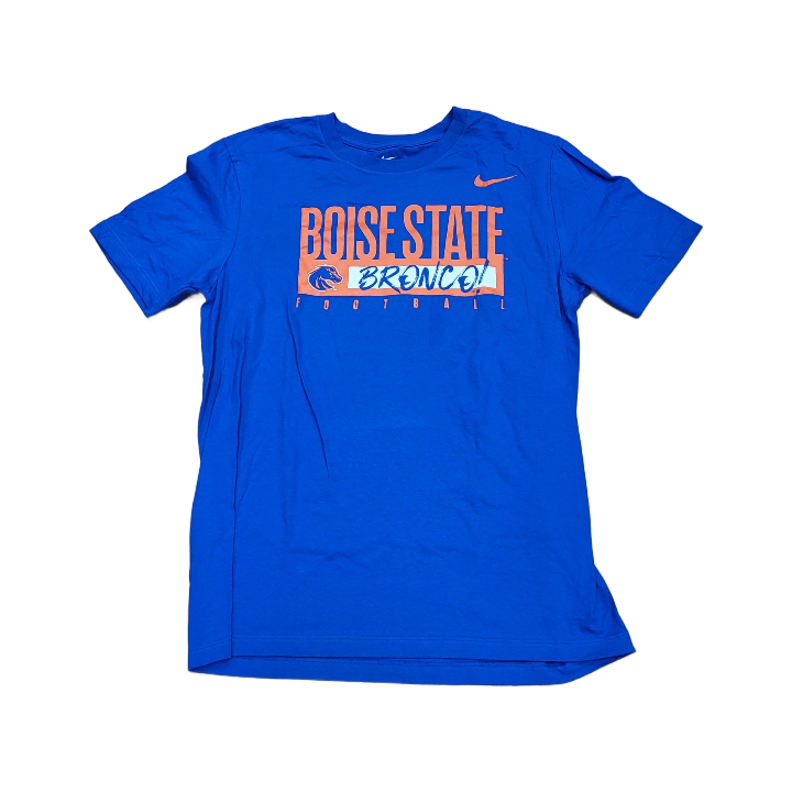 Boise State Broncos Nike Men's "Boise State Football" T-Shirt (Blue)