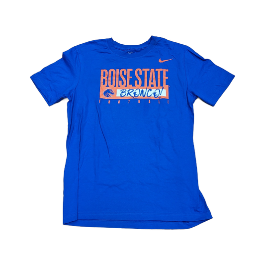 Boise State Broncos Nike Men's "Boise State Football" T-Shirt (Blue)