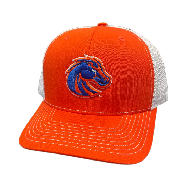 Boise State Broncos Richardson Trucker Snapback Hat (Orange/White)