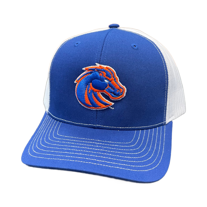 Boise State Broncos Richardson Trucker Snapback Hat (Blue/White)