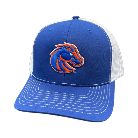 Boise State Broncos Richardson Trucker Snapback Hat (Blue/White)