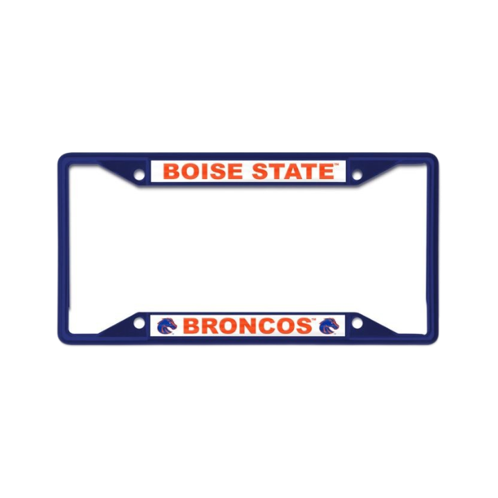 Boise State Broncos Wincraft Matte Metal License Plate Frame (Blue)