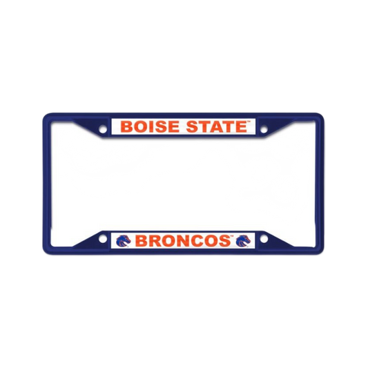 Boise State Broncos Wincraft Matte Metal License Plate Frame (Blue)