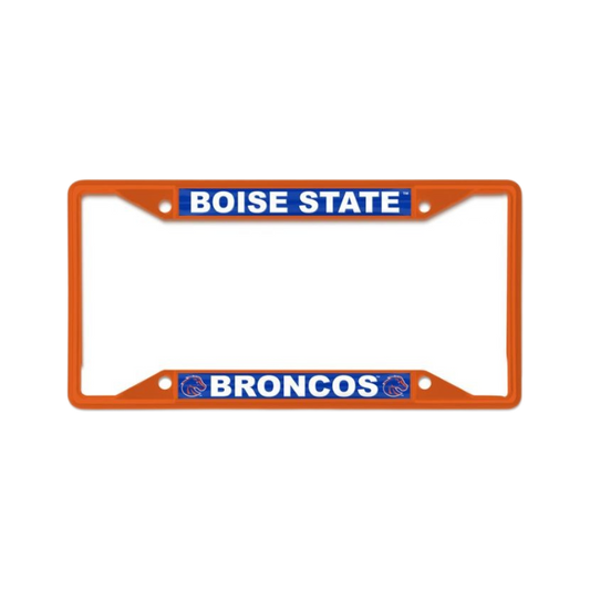 Boise State Broncos Wincraft Matte Metal License Plate Frame (Orange)