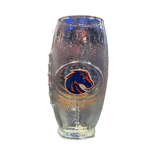 Boise State Broncos Memory Company Football Glass
