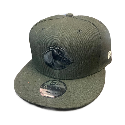 Boise State Broncos New Era Bronco 9Fifty Snapback Hat (Black)
