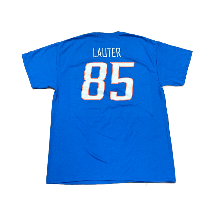 Boise State Broncos Select Men's "Lauter" Name and Number Football Tee (Blue)