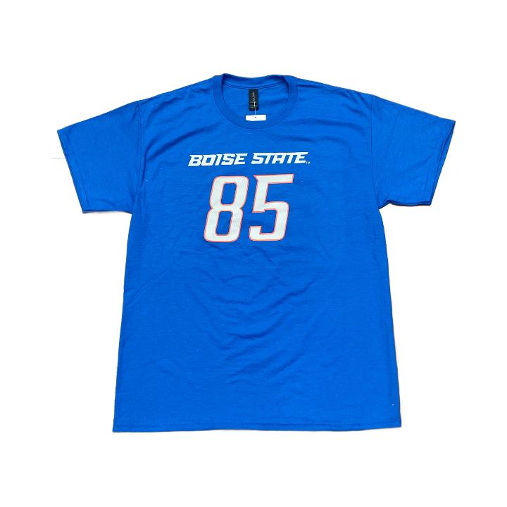 Boise State Broncos Select Men's "Lauter" Name and Number Football Tee (Blue)