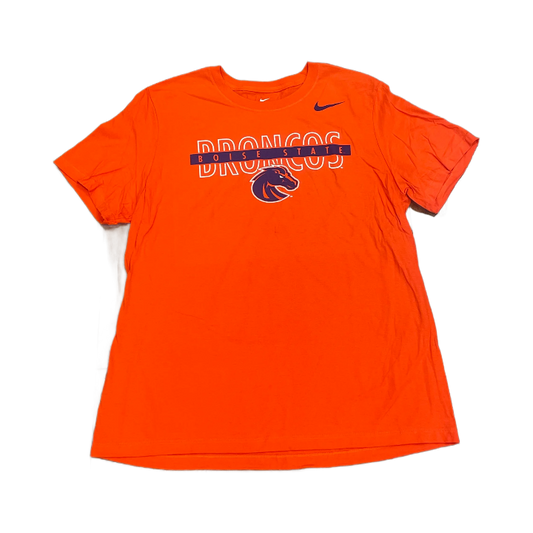 Boise State Broncos Nike Men's Overlap T-Shirt (Orange)