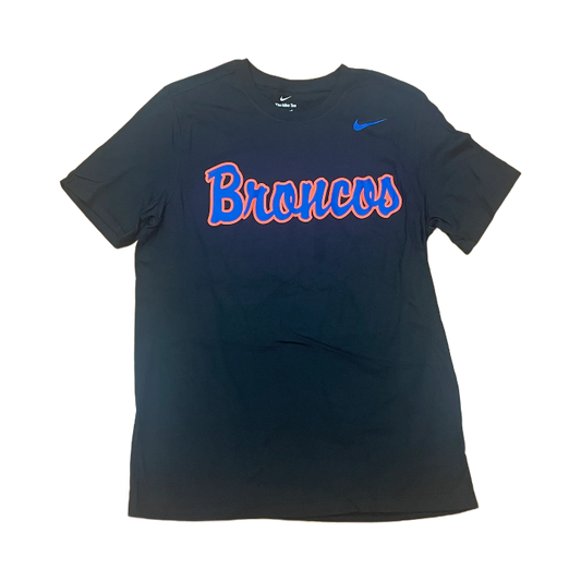 Boise State Broncos Nike Men's Script T-Shirt (Black)