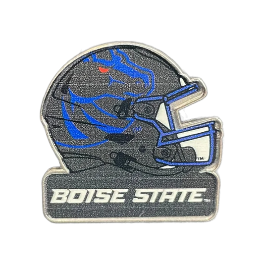 Boise State Broncos Aminco Helmet Pin (Black)