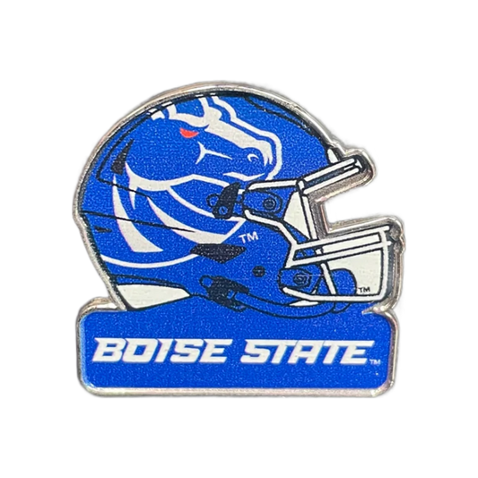 Boise State Broncos Aminco Helmet Pin (Blue)