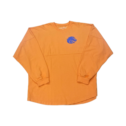 Boise State Broncos Spirit Jersey Unisex Oversized Crewneck (Orange)