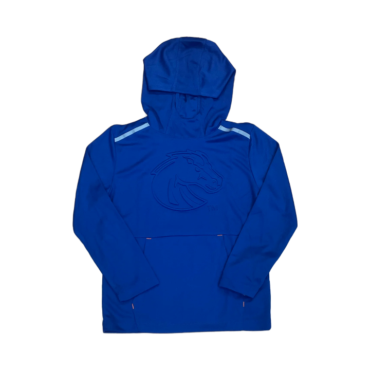 Boise State Broncos Gen2 Youth Dri-Fit Long Sleeve Hoodie (Blue)