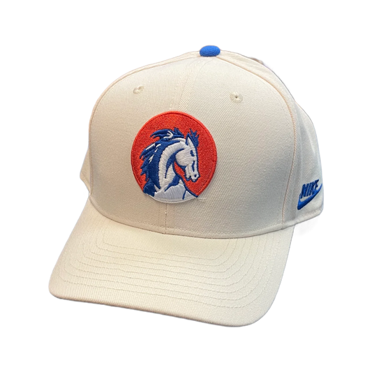 Boise State Broncos Nike Rise Snapback Hat (Cream)