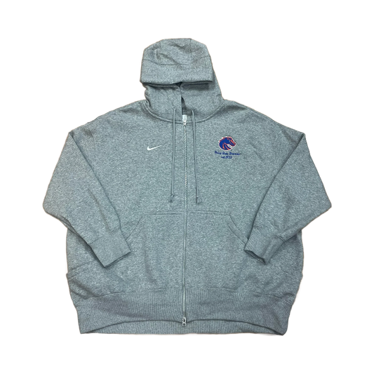 Boise State Broncos Nike Women's Full Zip Hoodie (Grey)