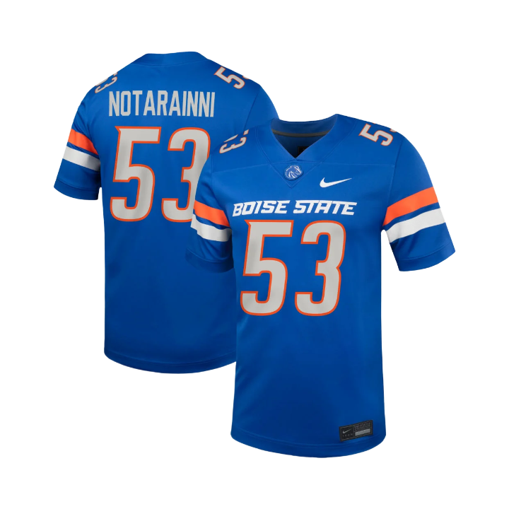 Boise State Broncos Nike Men's Marco Notarainni Football Jersey (Blue)