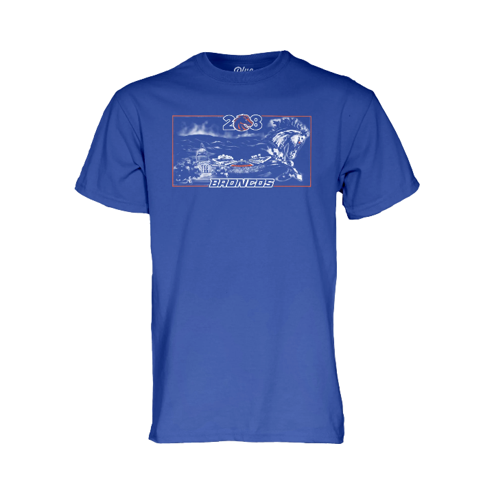 Boise State Broncos Blue84 Men's 208 T-Shirt (Blue)