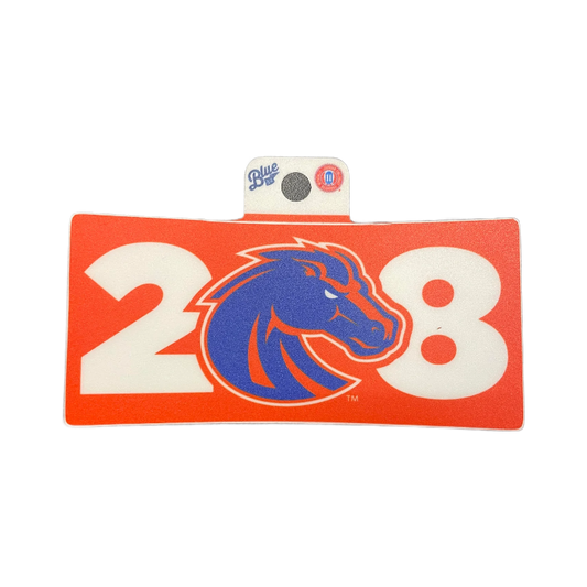 Boise State Broncos Blue84 208 Sticker (Orange)