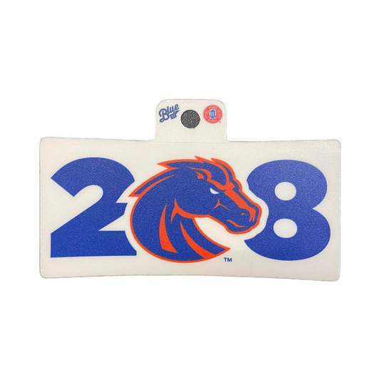 Boise State Broncos Blue84 208 Sticker (White)