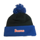 Boise State Broncos New Era Retro Pom Beanie (Black/Blue)