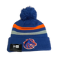 Boise State Broncos New Era Bronco Striped Pom Beanie (Blue)
