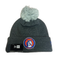 Boise State Broncos New Era Throwback Pom Beanie (Charcoal)