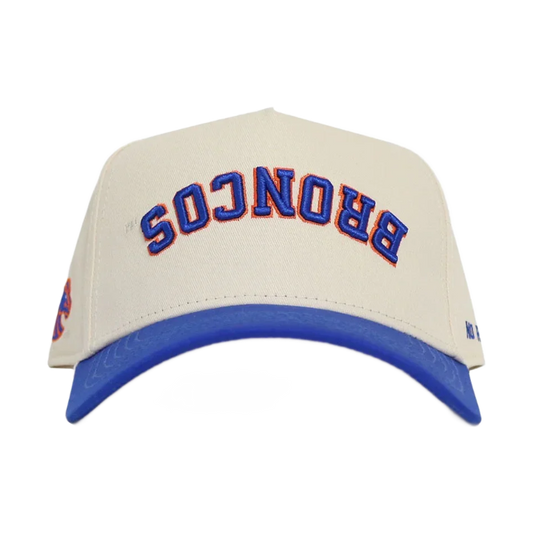 Boise State Broncos No Rivals Upside Down Snapback Hat (Cream/Blue)