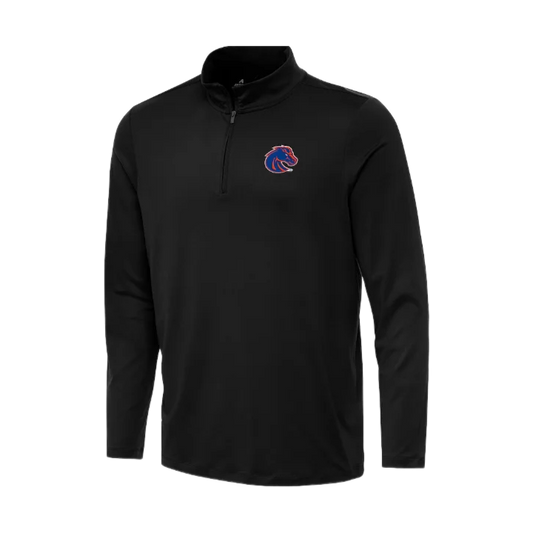 Boise State Broncos Antigua Men's 1/4 Zip Jacket (Black)