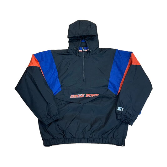 Boise State Broncos GIII Men's Heavy 1/4 Zip Jacket (Black)