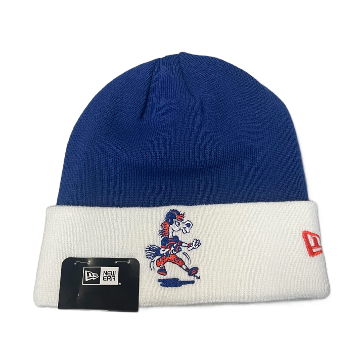 Boise State Broncos New Era Puddle Jumper Beanie (Blue/White)