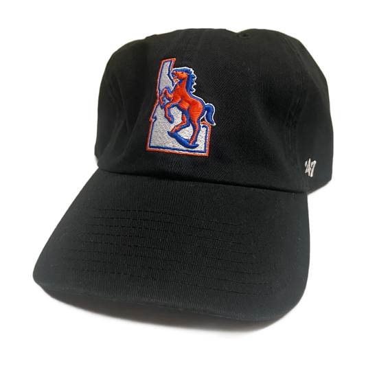 Boise State Broncos 47Brand Clean Up Vault Adjustable Hat (Black)