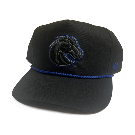 Boise State Broncos 47Brand Hitch Rope Snapback Hat (Black)