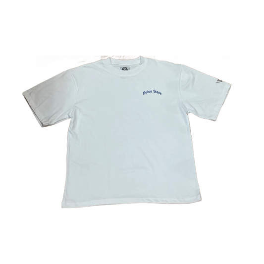 Boise State Broncos Woodn Grail Men's Oversized Medieval T-Shirt (White)