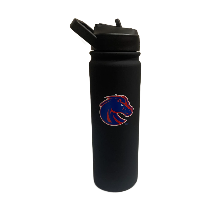 Boise State Broncos Logo Brands 24oz Matte Water Bottle (Black)