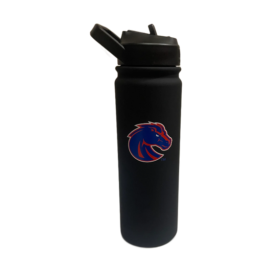 Boise State Broncos Logo Brands 24oz Matte Water Bottle (Black)