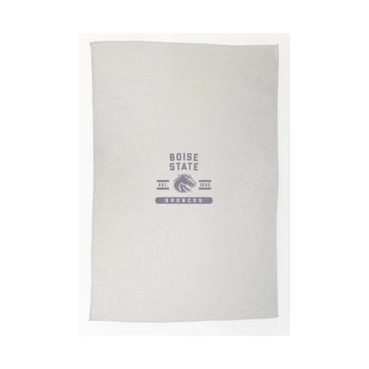 Boise State Broncos Logo Brands Sweatshirt Blanket