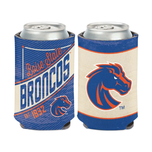 Boise State Broncos Wincraft 12oz Vintage Can Cooler (Blue/Cream)