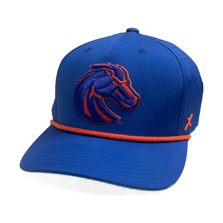 Boise State Broncos CapX Rope Breathable Snapback Hat (Blue)