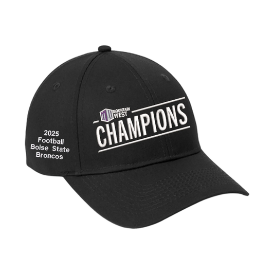 *PRE-ORDER* Boise State Broncos 2025 Mountain West Champions Locker Room Snapback Hat