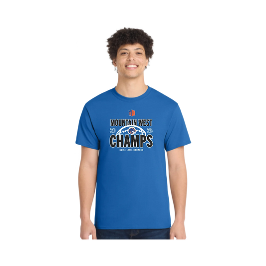 *PRE-ORDER* Boise State Broncos 2025 Mountain West Champions Locker Room T-Shirt