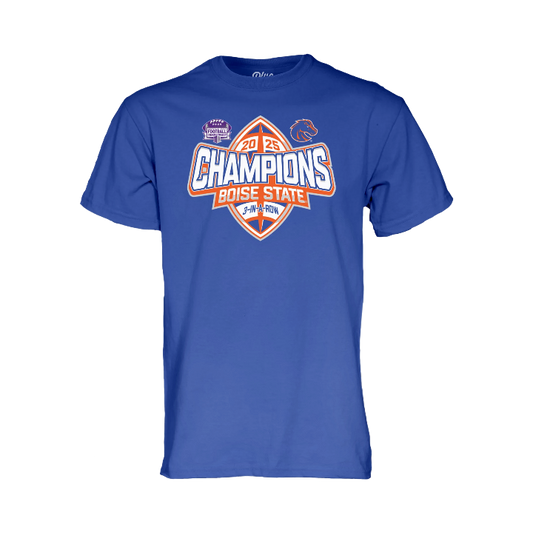 Boise State Broncos 2025 Mountain West Champions 3 in a Row T-Shirt