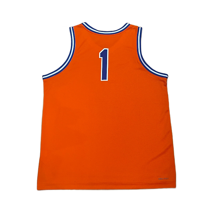 Boise State Broncos Nike Men's Retro #1 Basketball Jersey (Orange)