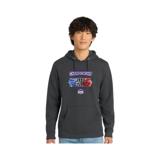 2025 Mountain West Championship Men's Dueling Helmet Hoodie (Charcoal)