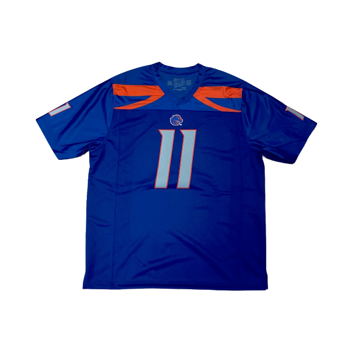Boise State Broncos Retro Brand Men's Kellen Moore Football Jersey (Blue)