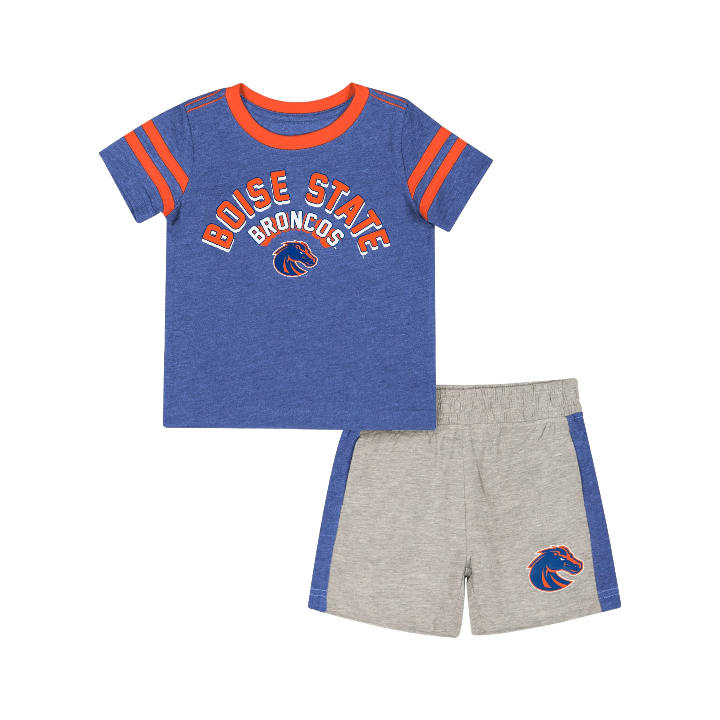 Boise State Broncos Colosseum Infant Two-Piece Set (Blue/Grey)